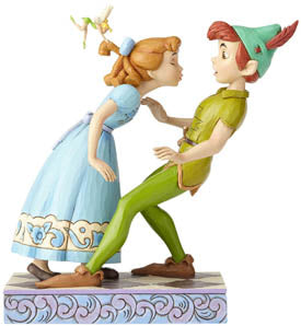 Jim Shore Peter Pan An Unexpected Kiss Figurine