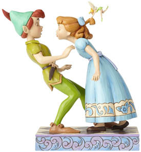 Jim Shore Peter Pan An Unexpected Kiss Figurine