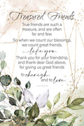 Treasured Friends..Wood Plaque