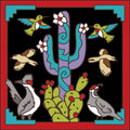 Cactus & Birds Tile