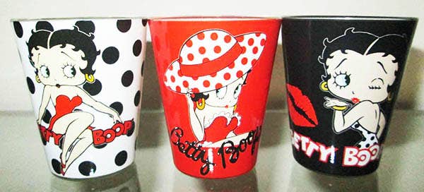 Betty Boop Shot Glass Set/3