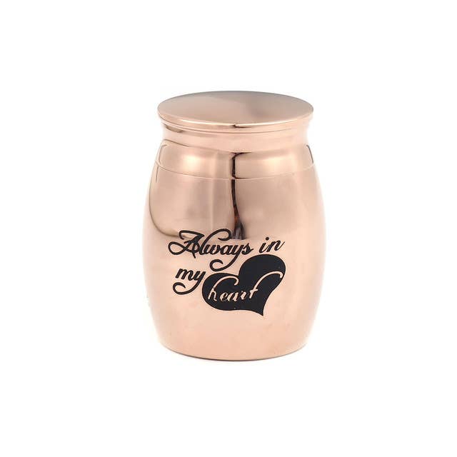 Always in My Heart Rose Gold Ash Holder