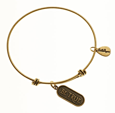 Be True Expandable Bangle Charm Bracelet