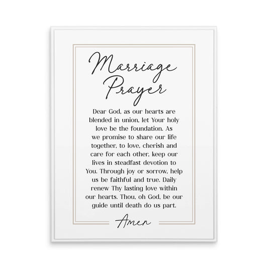 Marriage Prayer...Sign