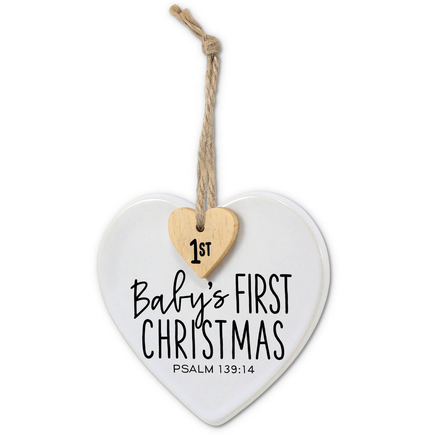 Baby's 1st Christmas🎄Ornament Heart