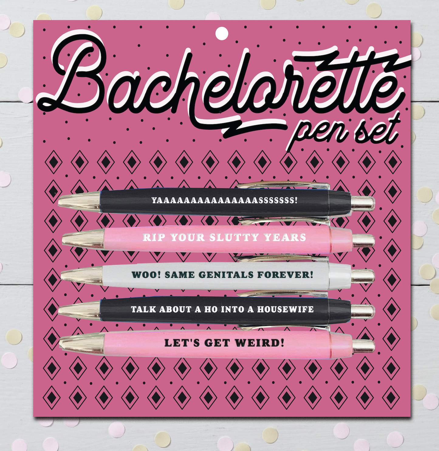 Bachelorette Pen Set