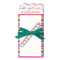 SUNSHINE STRIPES DIE-CUT NOTEPAD