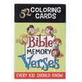 52 Coloring Cards Bible Memory Verses