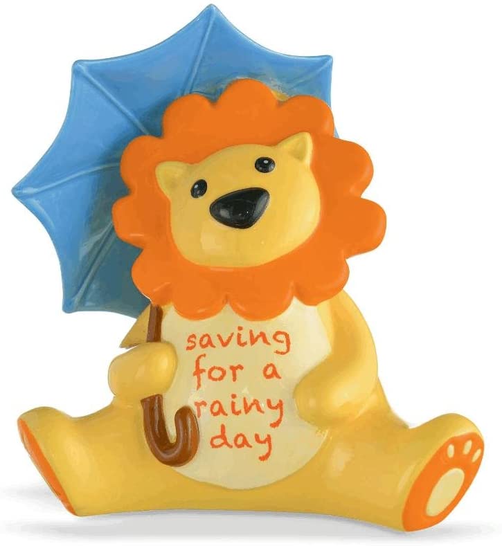 Grasslands Road Baby and Kids Lion Bank - Saving for a Rainy Day