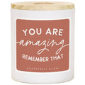 You Are Amazing..Grapefruit Glow Candle