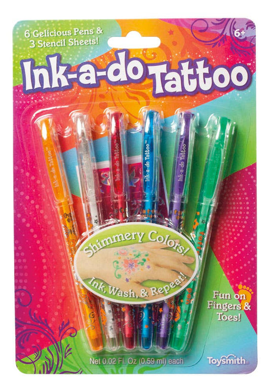 Ink-a-Do Tattoo Pens/Set 6