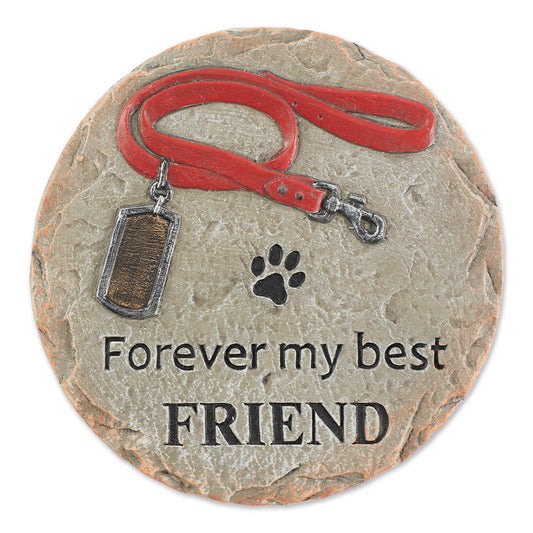 Zingz & Thingz - Forever My Best Friend Pet Memorial Stepping Stone