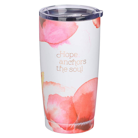 Hope Anchors the Soul Stainless Steel Travel Mug