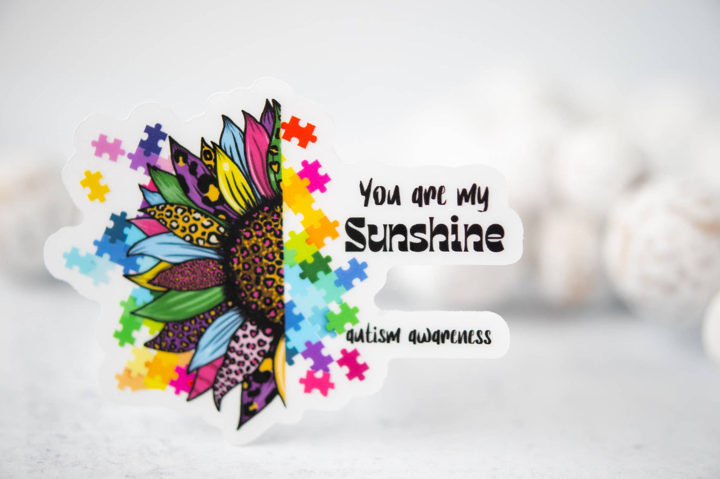 You Are My Sunshine Autism Awareness Sticker