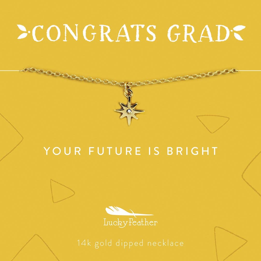 Congrats Grad Starburst Necklace