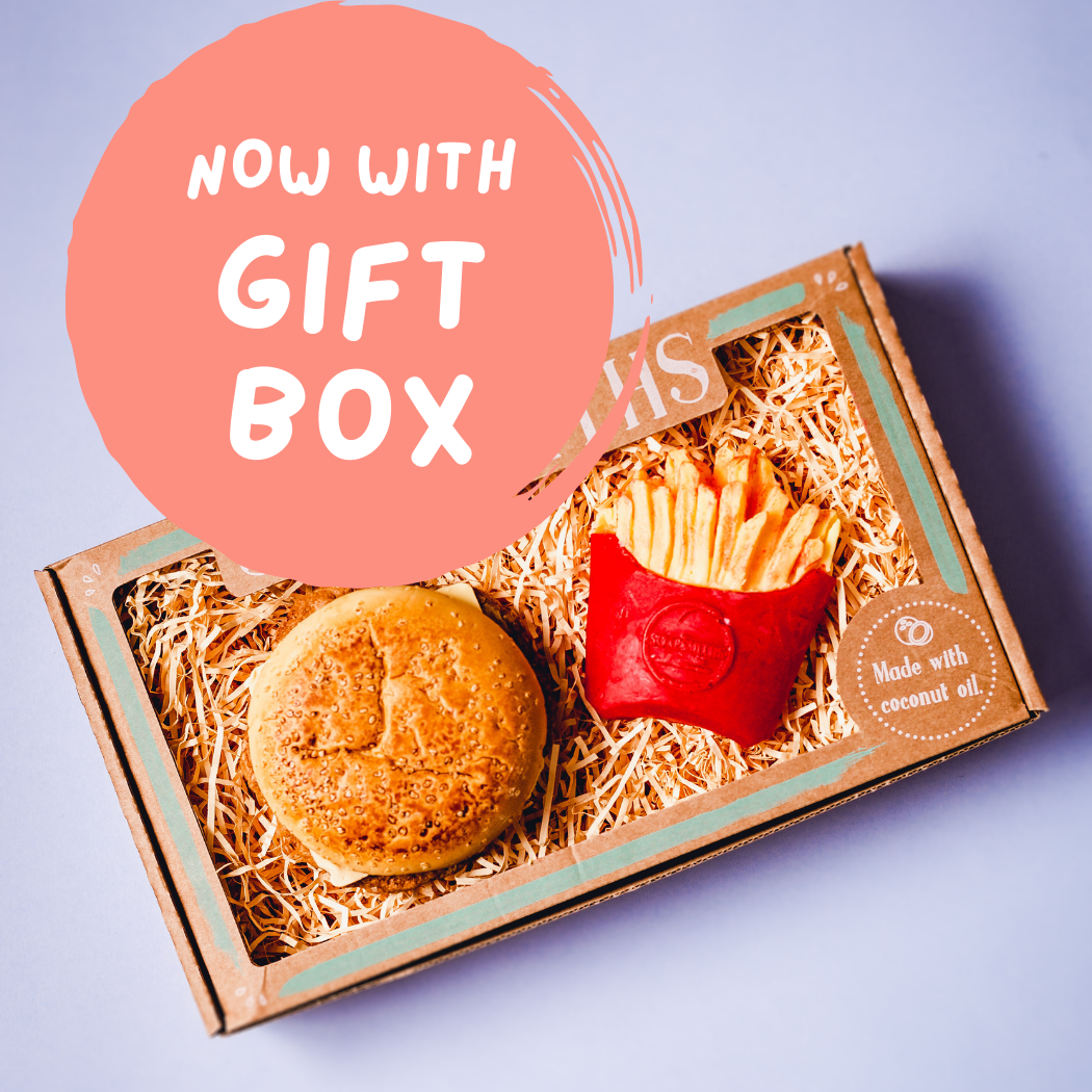 Sale!! The Quirky Soaper - Burger + Fries Duo