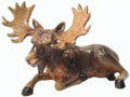 Moose Lying Down Mini Figurine