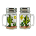 Cactus Mason Jar Salt & Pepper
