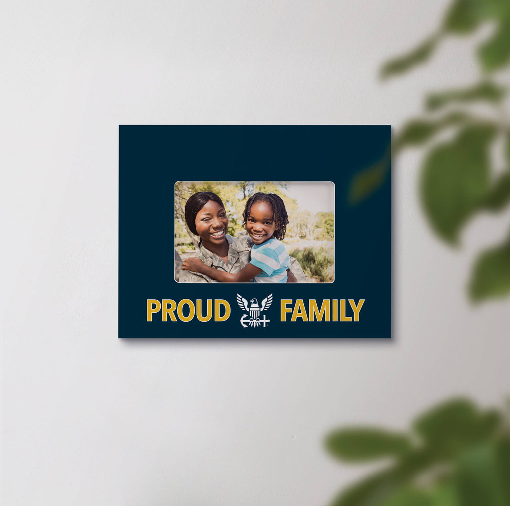 Proud US Navy Family Photo Frame
