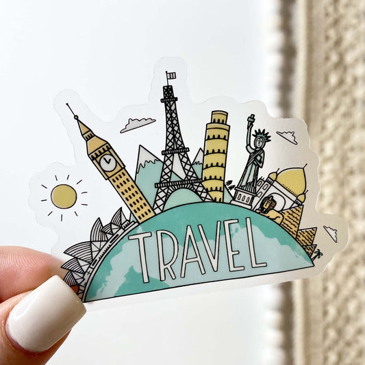 Travel The World Sticker