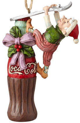 Jim Shore Coke Bottle/Elf Ornament