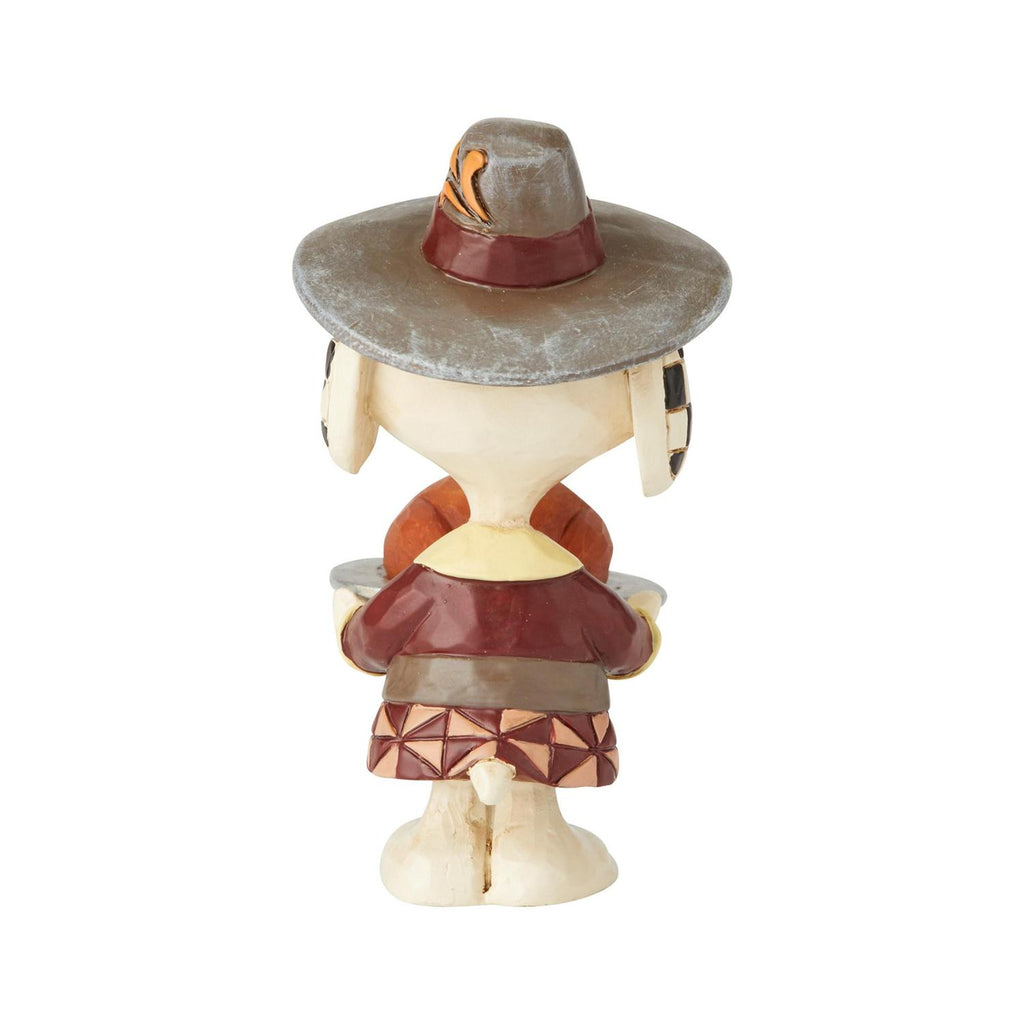 Jim Shore Peanuts Mini Snoopy Pilgrim Figurine