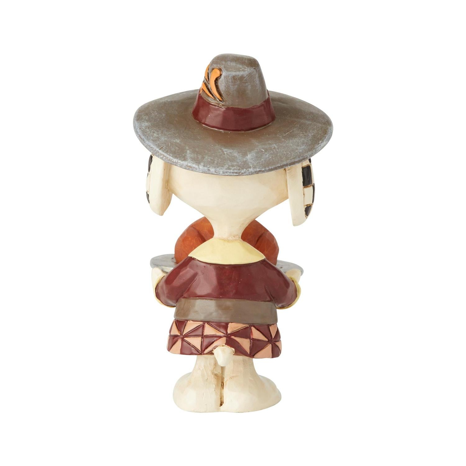 Jim Shore Peanuts Mini Snoopy Pilgrim Figurine