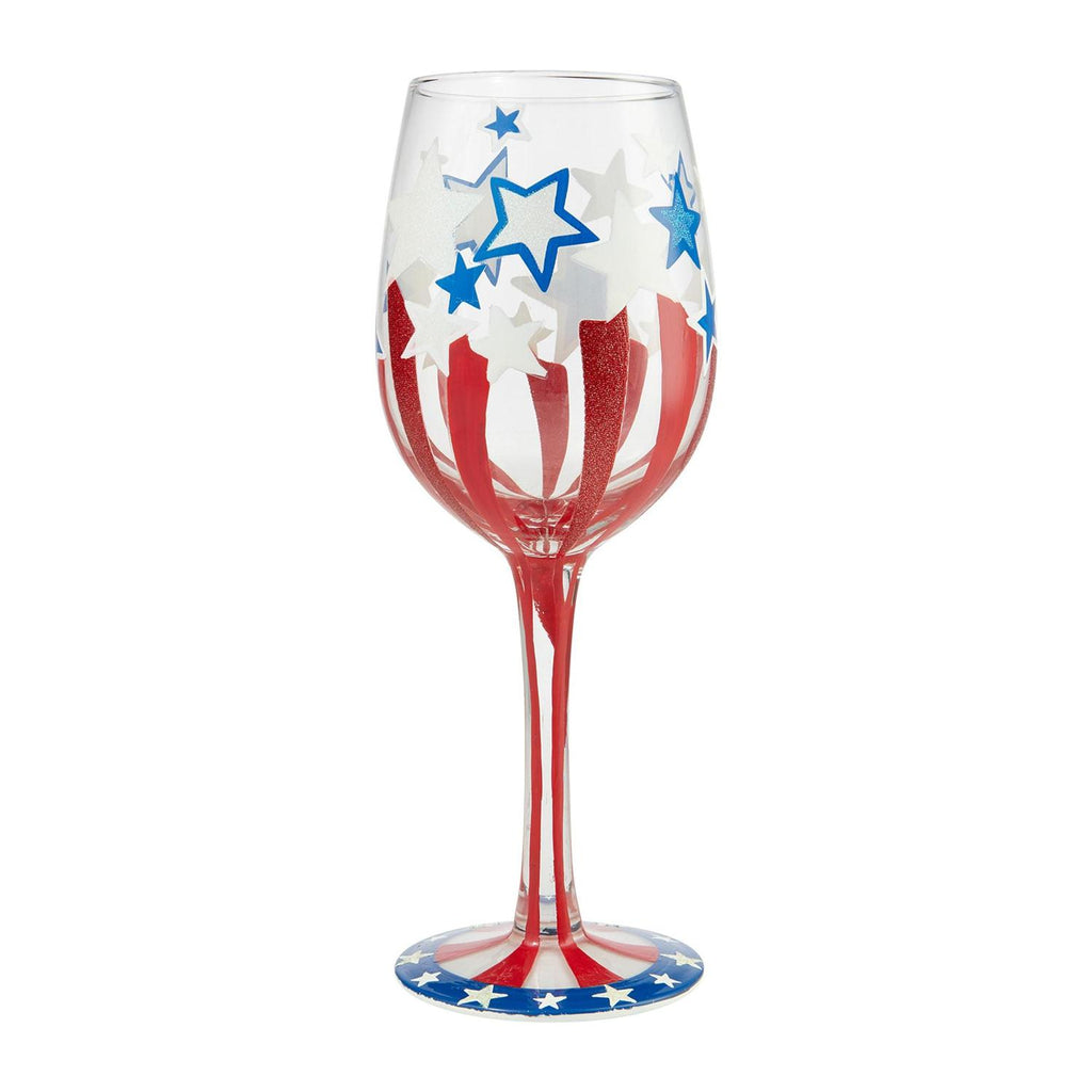 Land of the Free Lolita Wine Glass