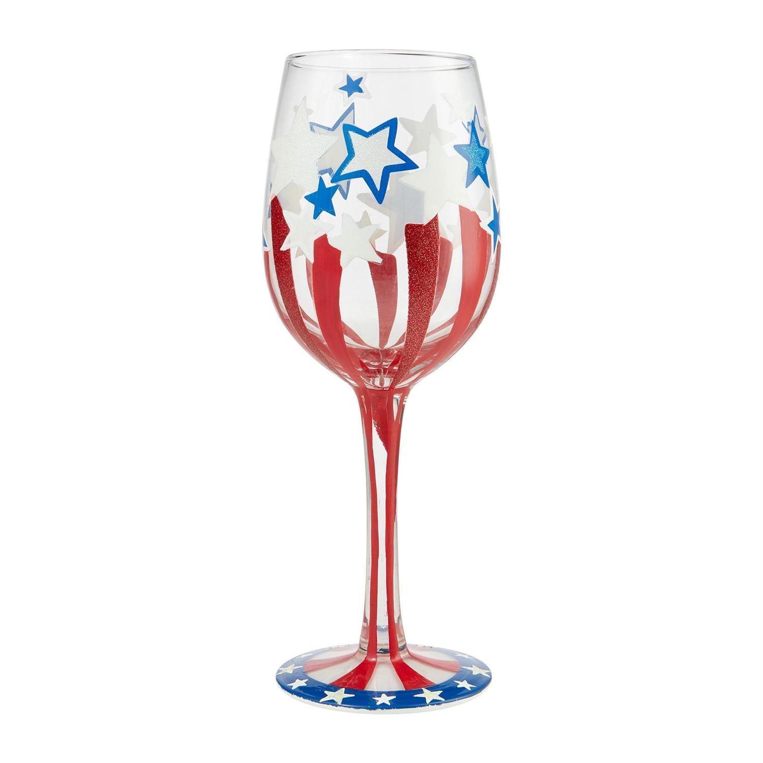 Land of the Free Lolita Wine Glass
