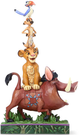 Jim Shore Pumba, Simba, Timon & Zazu "Balance Of Nature"