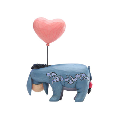 Jim Shore Disney Eeyore with Heart Balloon Love Floats Figurine