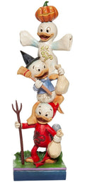 Jim Shore Huey, Dewey & Louie "Teetering Trick-Or-Treaters"