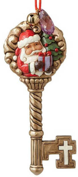Jim Shore Legend Of Santa's Magic Key Ornament