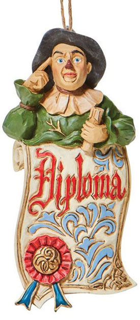 Jim Shore Scarecrow & Diploma Ornament