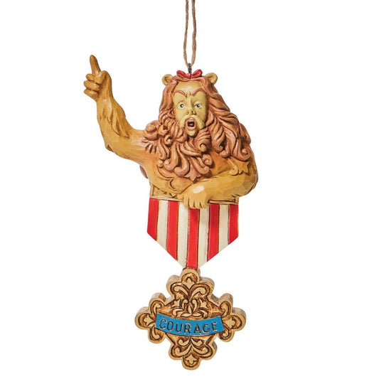 Jim Shore Cowardly Lion Courage Ornament