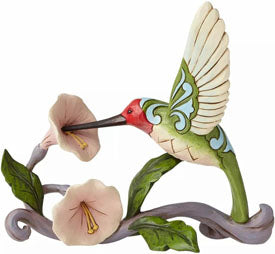 Jim Shore Hummingbird Figurine Blossoms And Beauty