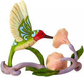 Jim Shore Hummingbird Figurine Blossoms And Beauty