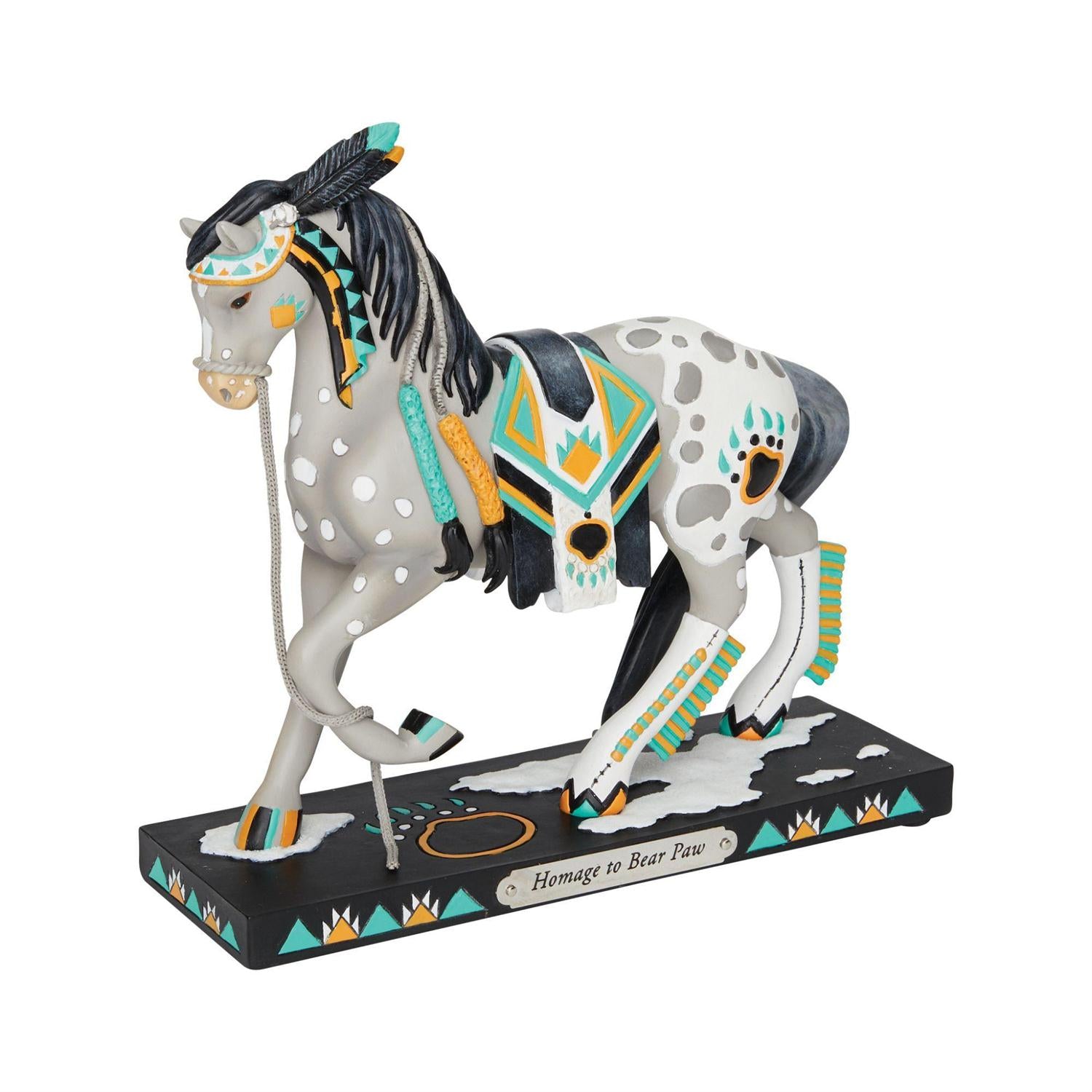 Homage to Bear Paw Painted Ponies Figurine
