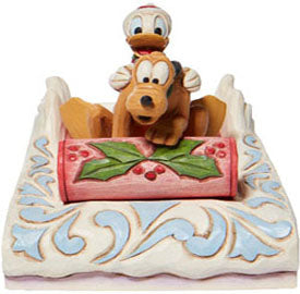 Jim Shore Donald & Pluto "A Friendly Race"