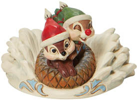 Jim Shore Fun In The Snow Chip & Dale