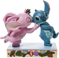 Jim Shore Mistletoe Kisses Angel and Stitch