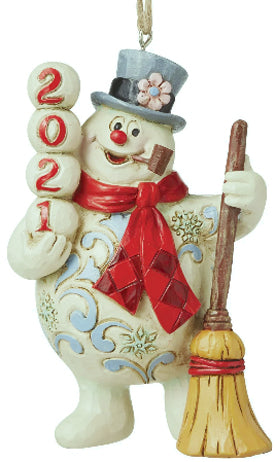 Jim Shore Frosty "2021 Dated Ornament"