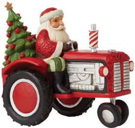 Jim Shore Country Christmas Delivery Santa Figurine