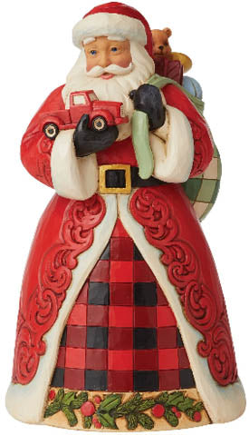 Jim Shore Country Christmas Santa Figurine