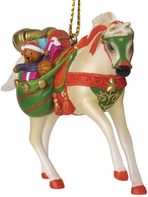Painted Ponies Ornament "Christmas Delivery"