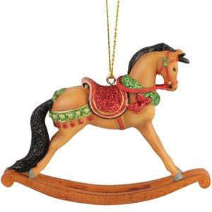 Painted Ponies Ornament "Jingle Bell Rock"