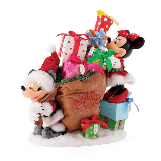 Possible Dreams Minnie and Mickey's Christmas Eve Figurine