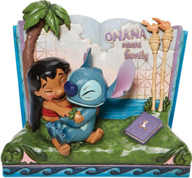 Jim Shore Ohana Means Family Lilo & Stitch Story Book