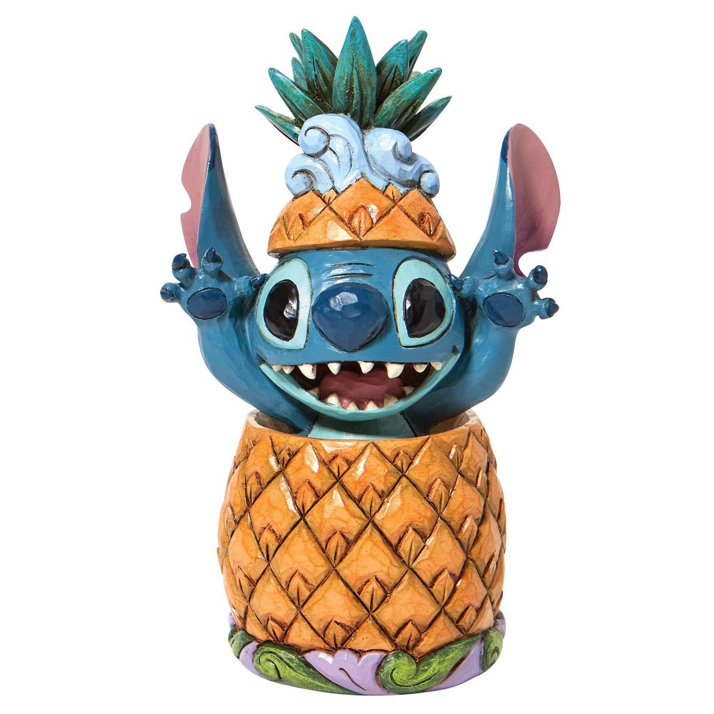 Jim Shore Disney Stitch Pineapple Figurine