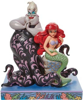 Jim Shore Wicked And Wishful Ariel & Ursula